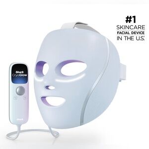 Shark™ CryoGlow™ Red Blue & Infrared iQLED Face Mask & Under Eye Cooling